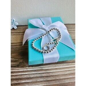 Tiffany & Co. Bead Ball Toggle Bracelet Sterling Silver, Retired, 7 inch